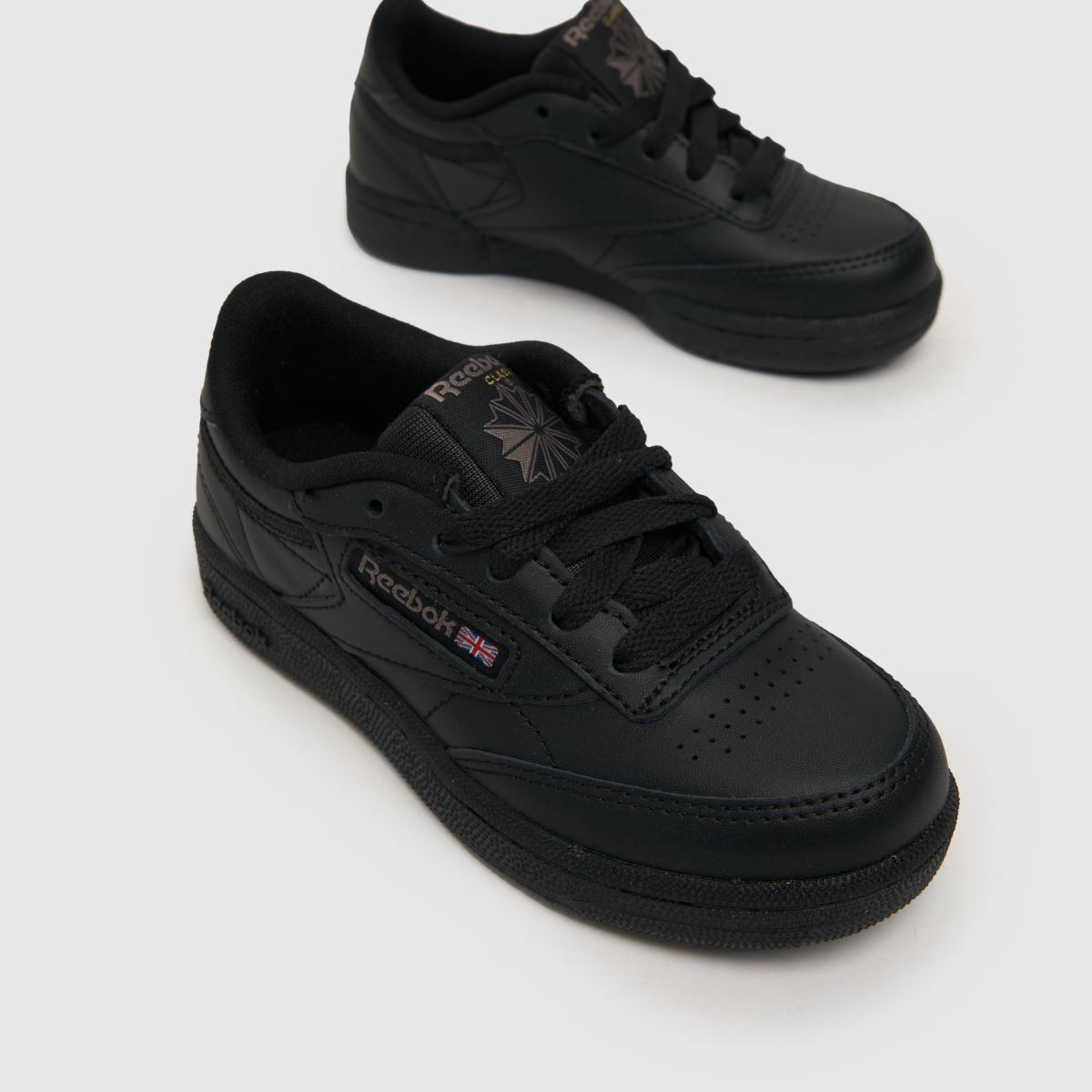 Reebok svarta Club C Junior-träningsskor