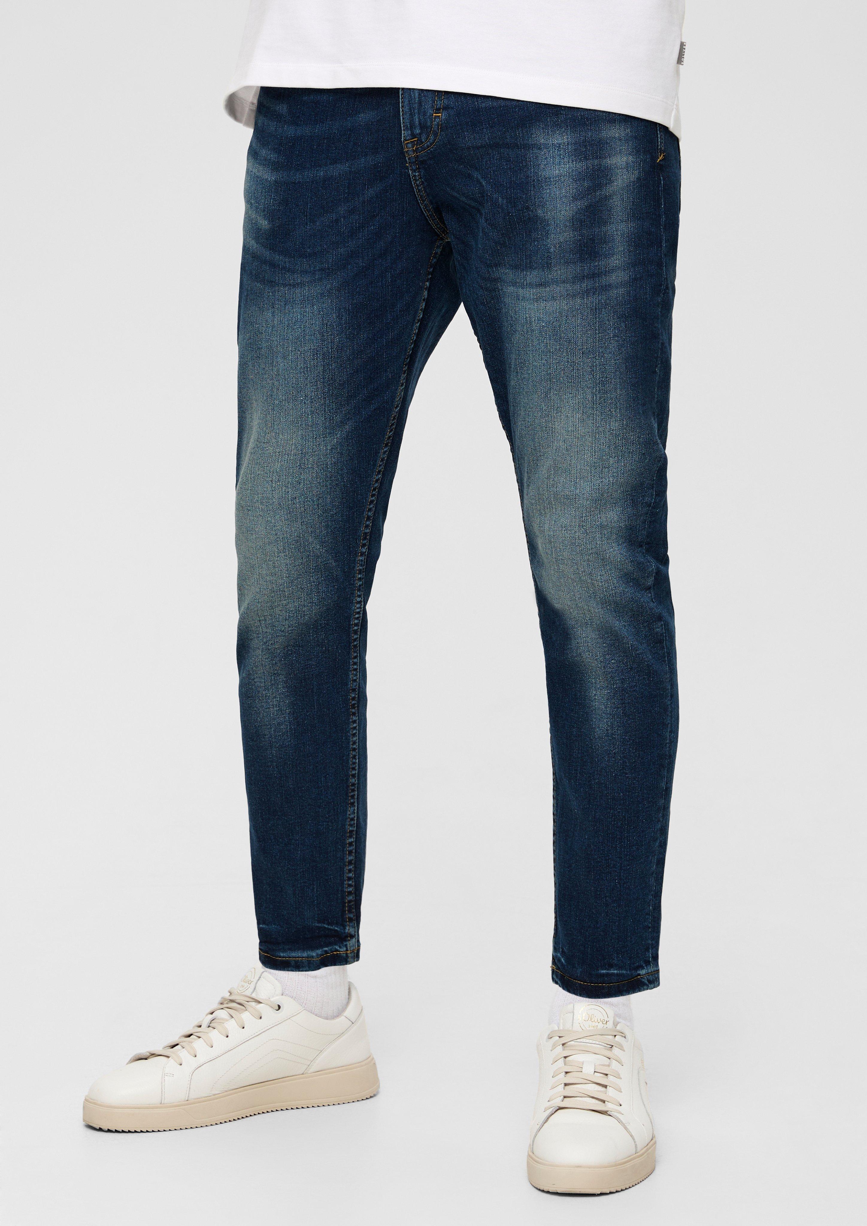 Cropped-Jeans Liam / Regular Fit / Mid Rise / Tapered Leg  2127576-55Z4