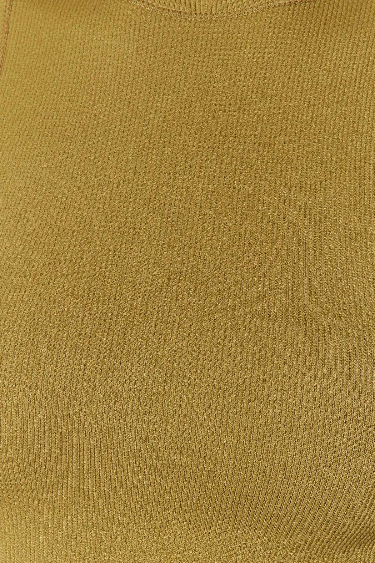 Trendyol Collection  Ölgrüner nahtloser/nahtloser, leicht stützender/formender gestrickter Sport-BH TWOSS21SS0024
