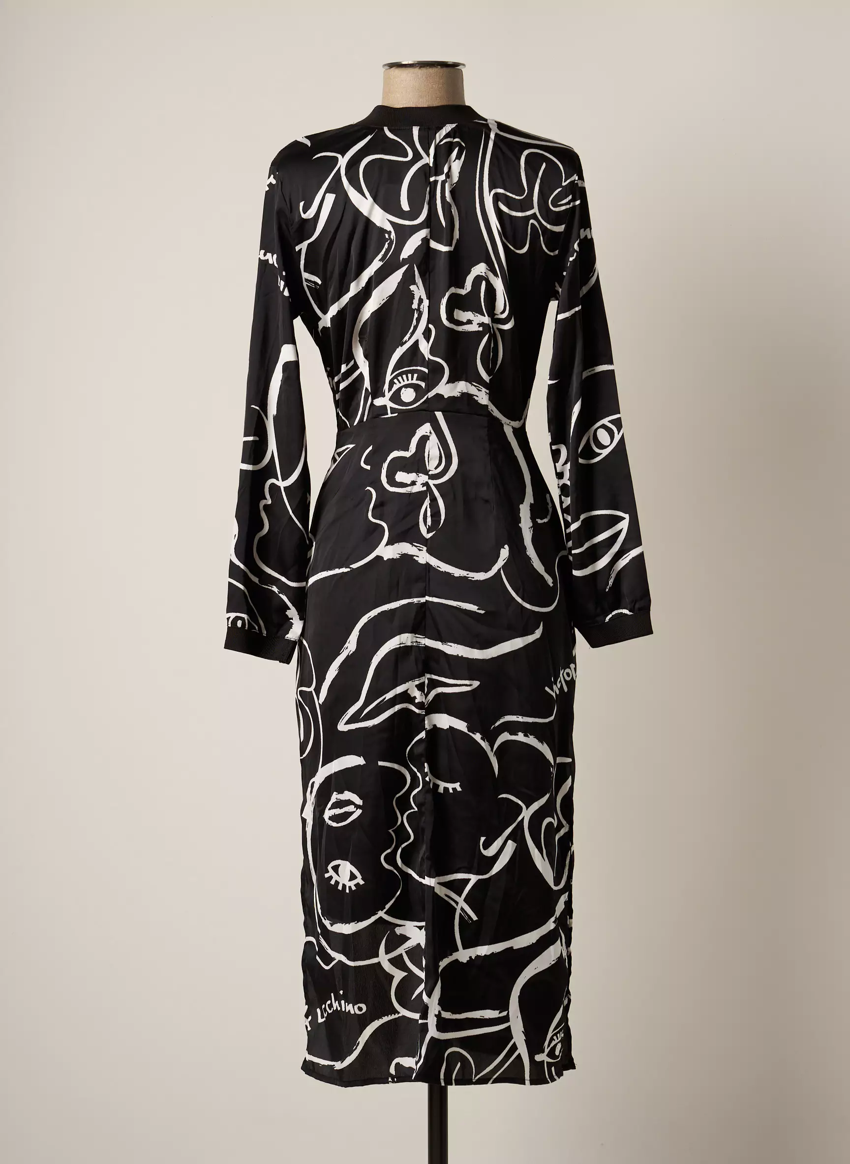 Victorio   Lucchino Robes Mi Longues Femme couleur noir