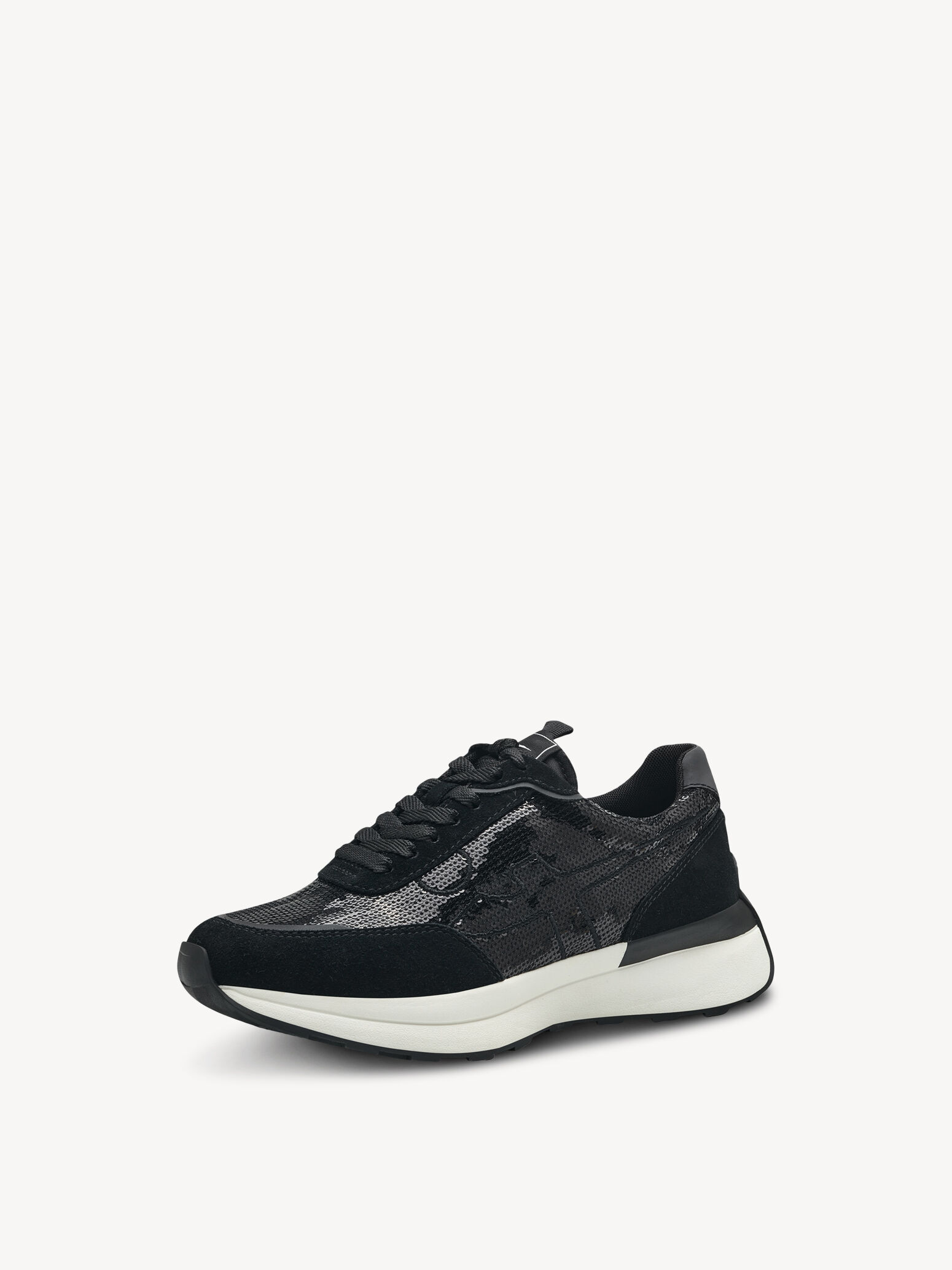 Basket en cuir - noir