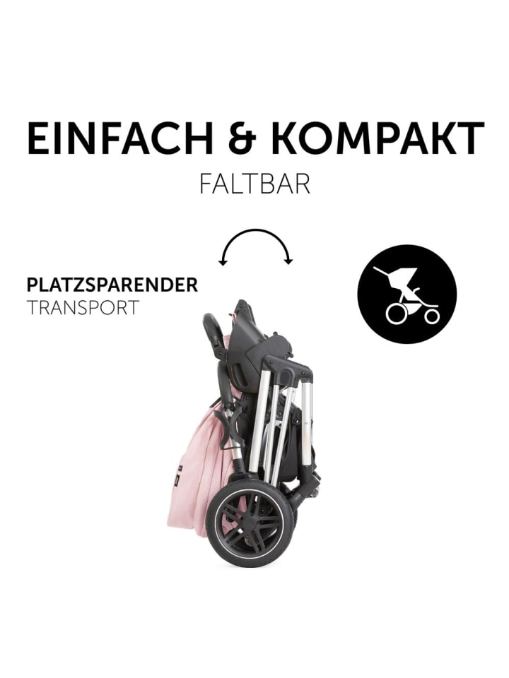 Hauck Buggy & Sportwagen Vision X inkl. XXL Zubehörpaket in rosa günstig kaufen onesize