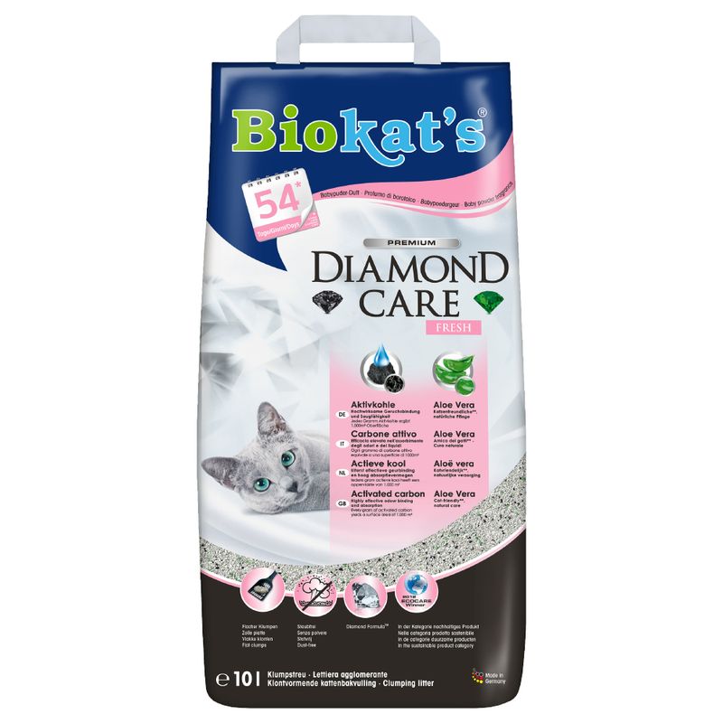 Mix-Sparpaket Biokat´s DIAMOND CARE Fresh + Classic Katzenstreu