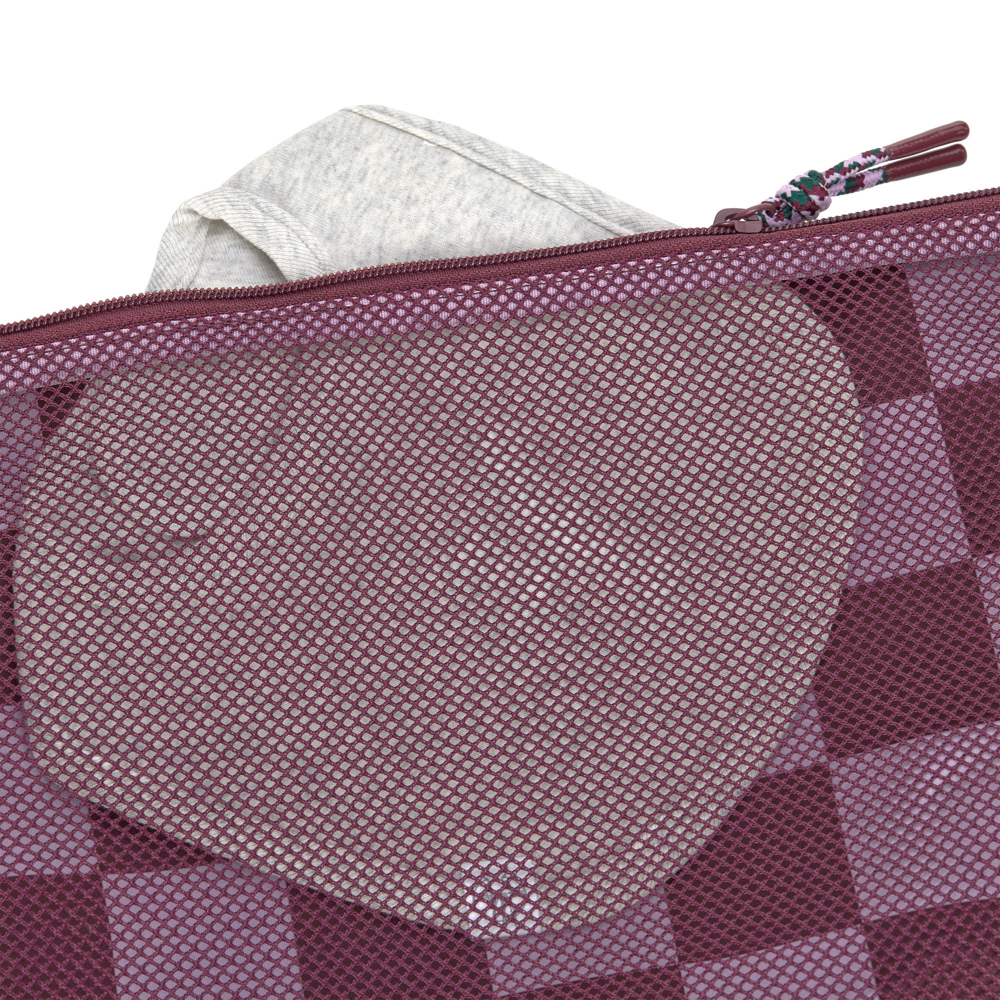 Windeltasche - Clutch, Tiefrot Lavendel