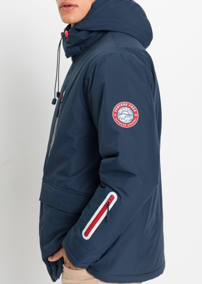 Funktions-Outdoorjacke mit Schneefang