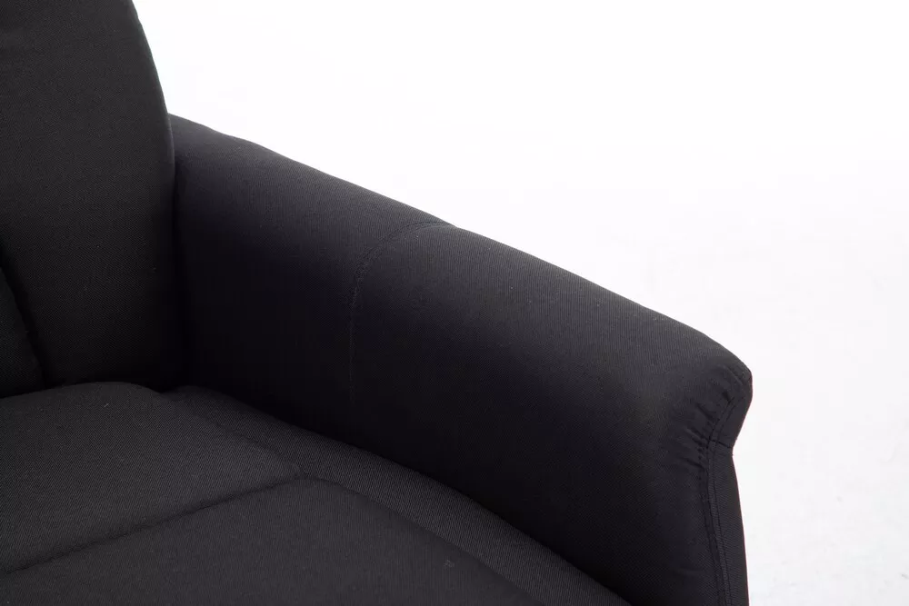 Happy Home Happy Home Relaxsessel mit Liegefunktion Stoffbezug schwarz