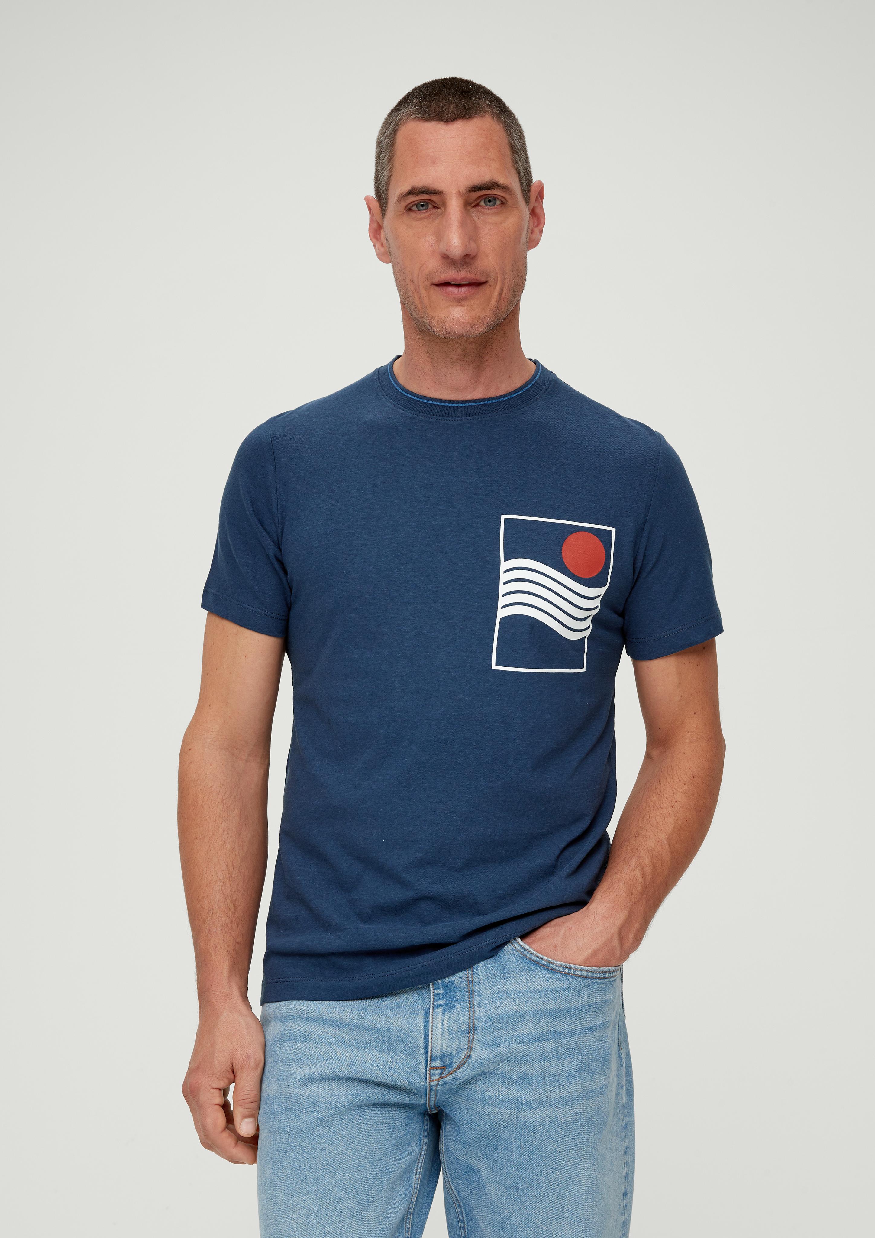 T-Shirt aus Leinenmix  2131576-58D1