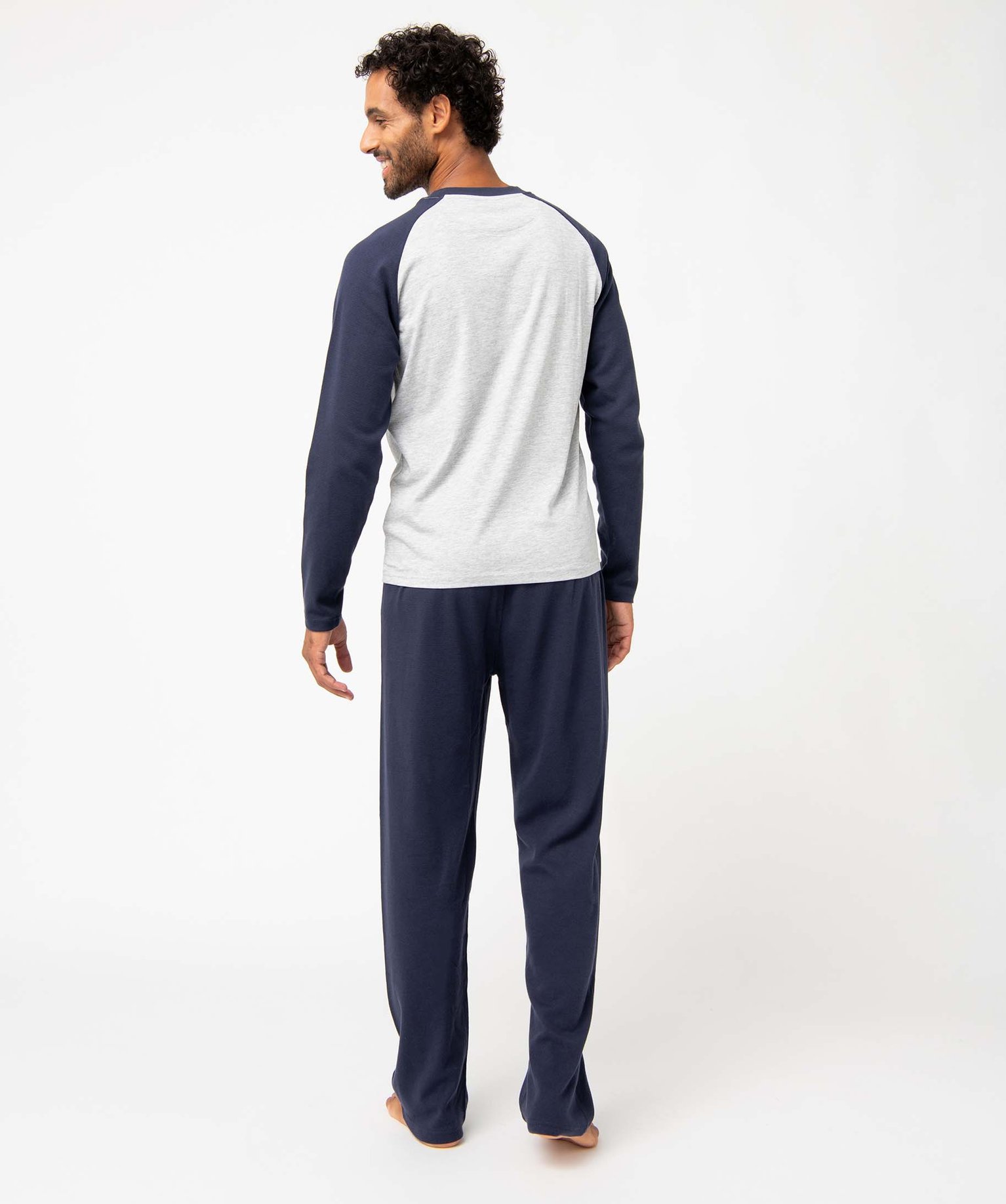 Pyjama homme bicolore - Camps United marine | GEMO
