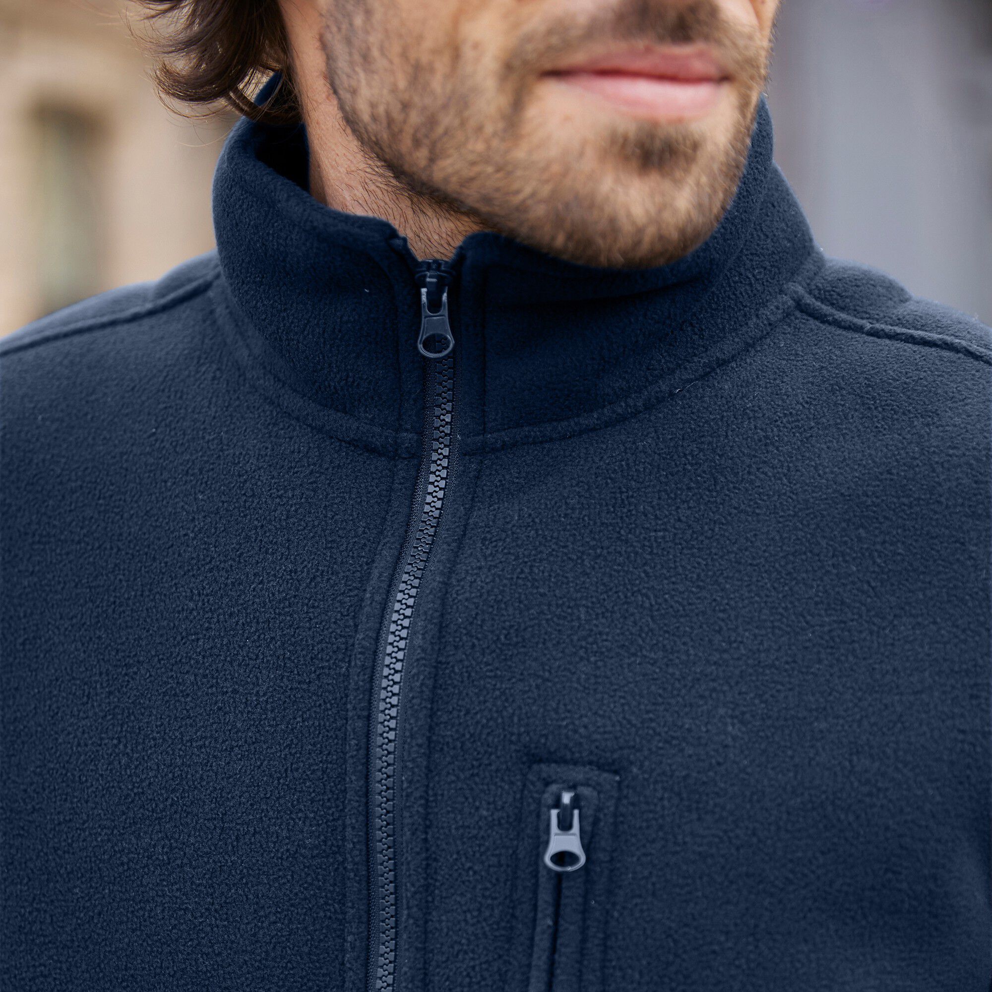 Veste polaire zippée sans manches