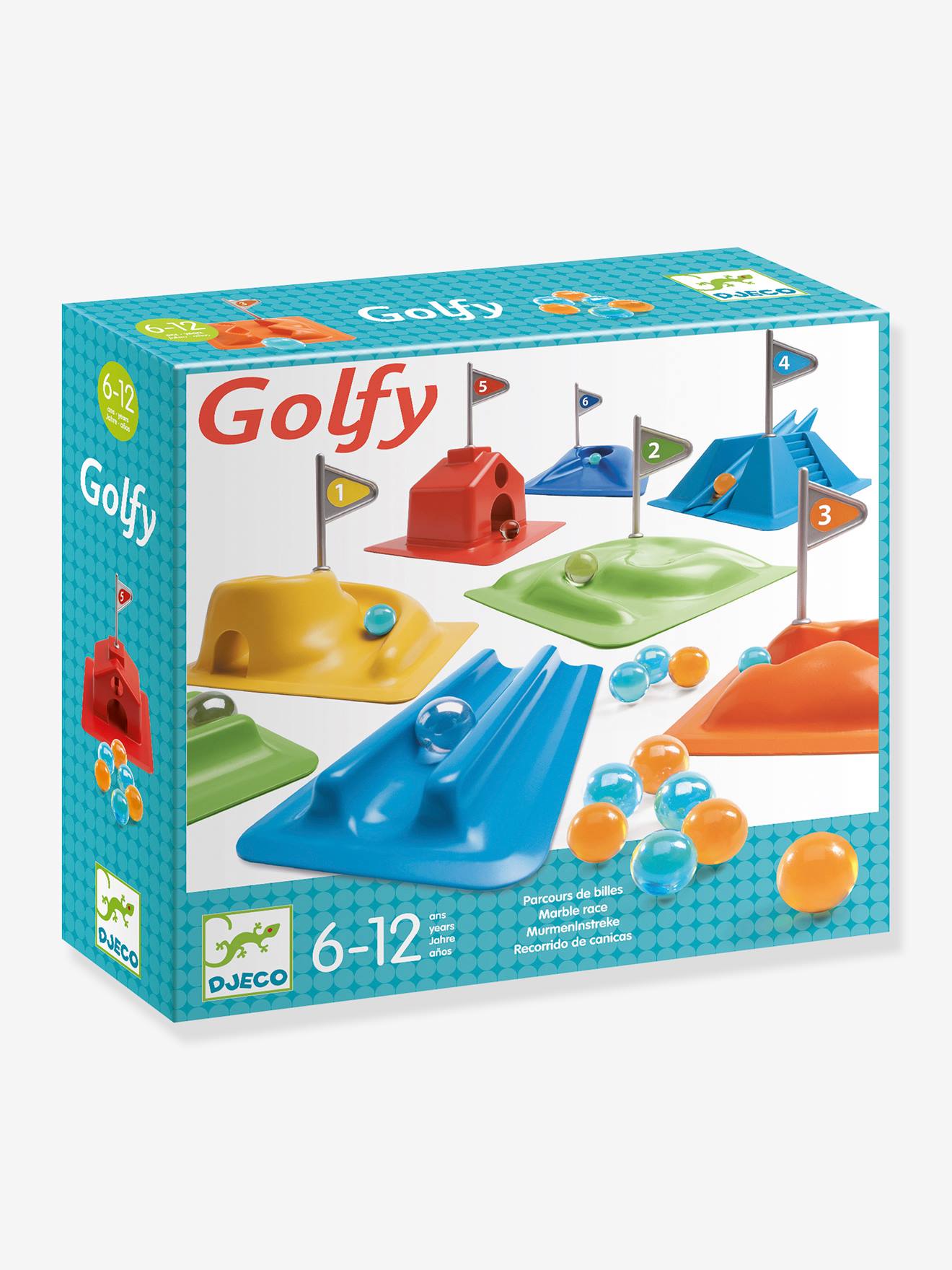 Parcours de billes Golfy DJECO bleu