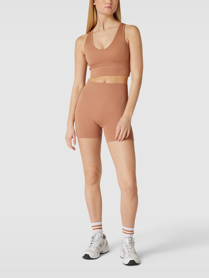 Bustier mit elastischem Bund Modell 'CHILL OUT SEAMLESS V' in camel