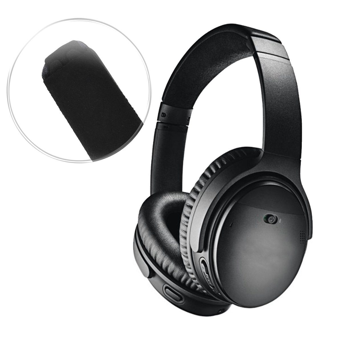 kwmobile Bügelpolster Bügelpolster für Bose Quietcomfort 35 / QC35 wireless II, Kunstleder Kopfbügel Polster für Overear Headphones