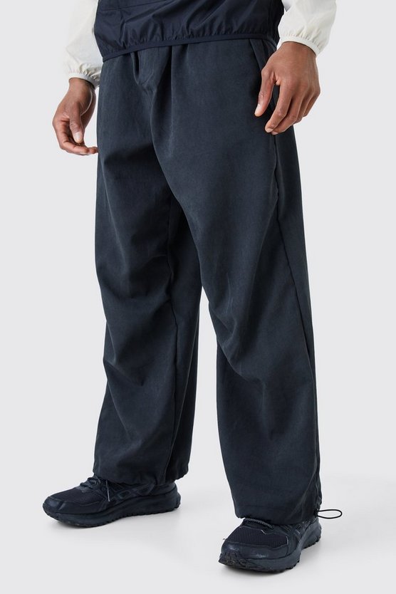 Peached Oversized Parachute Pants