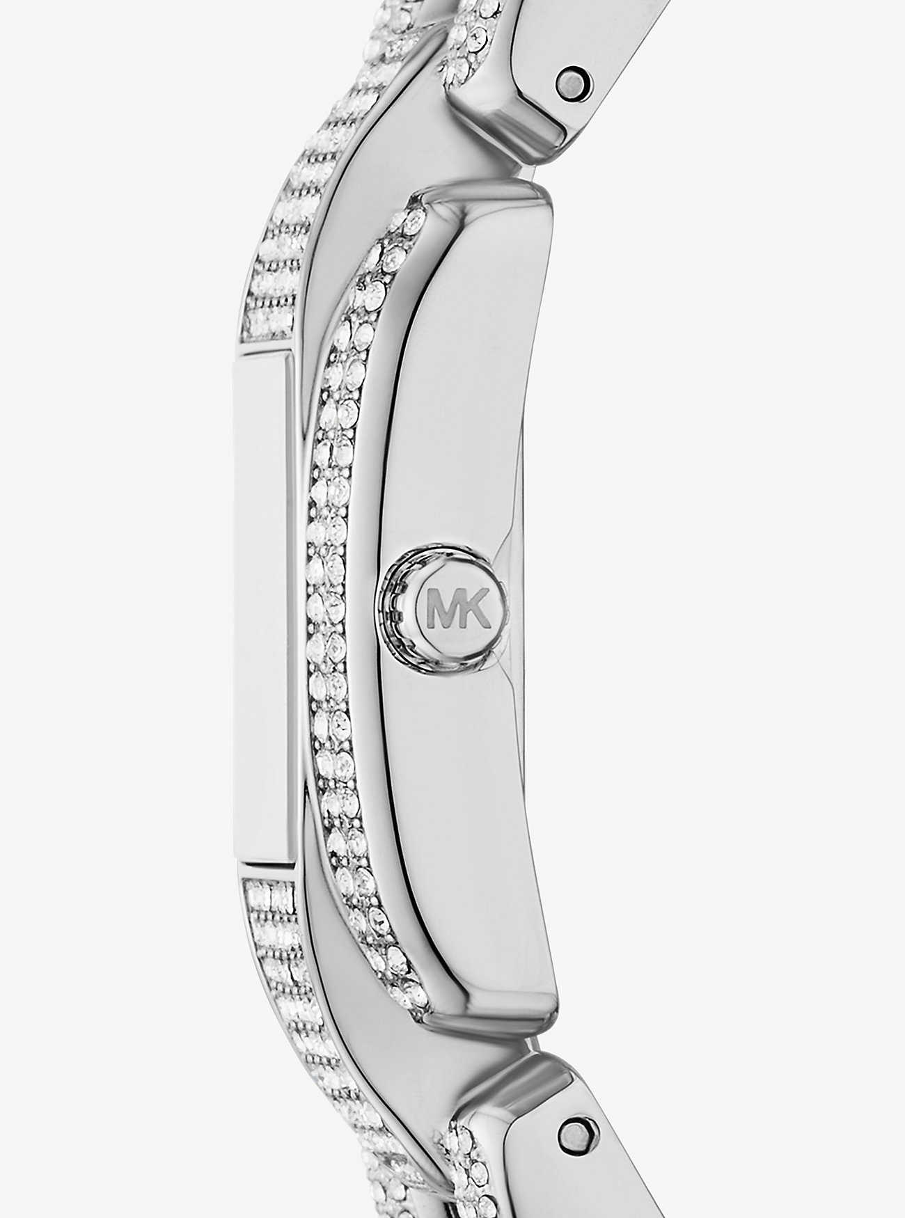 Mini Hally Pavé Silver-Tone Watch - SILVER