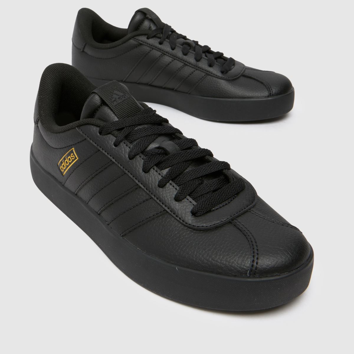 Tenisky adidas vl court 3.0 v černé a zlaté barvě