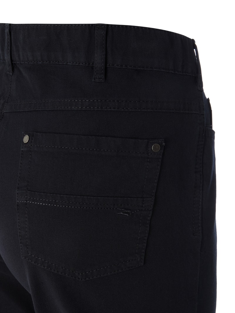 Coloured Comfort Fit Jeans Modell 'Greta' in marineblau