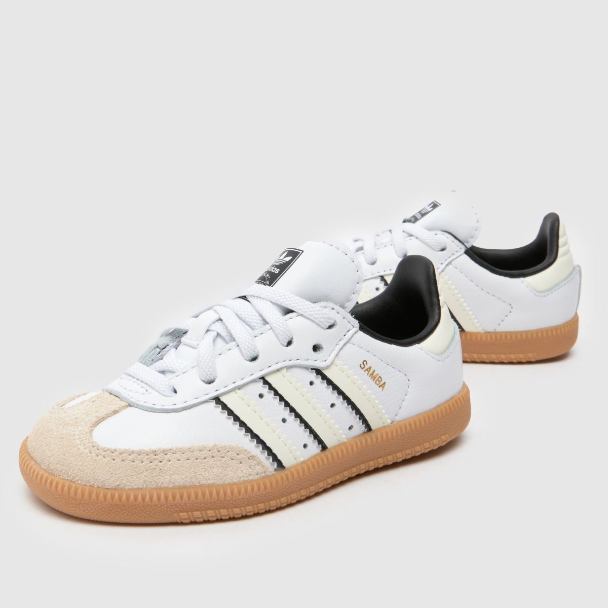 adidas fehér multifunkciós Samba és kisgyermek cipők
