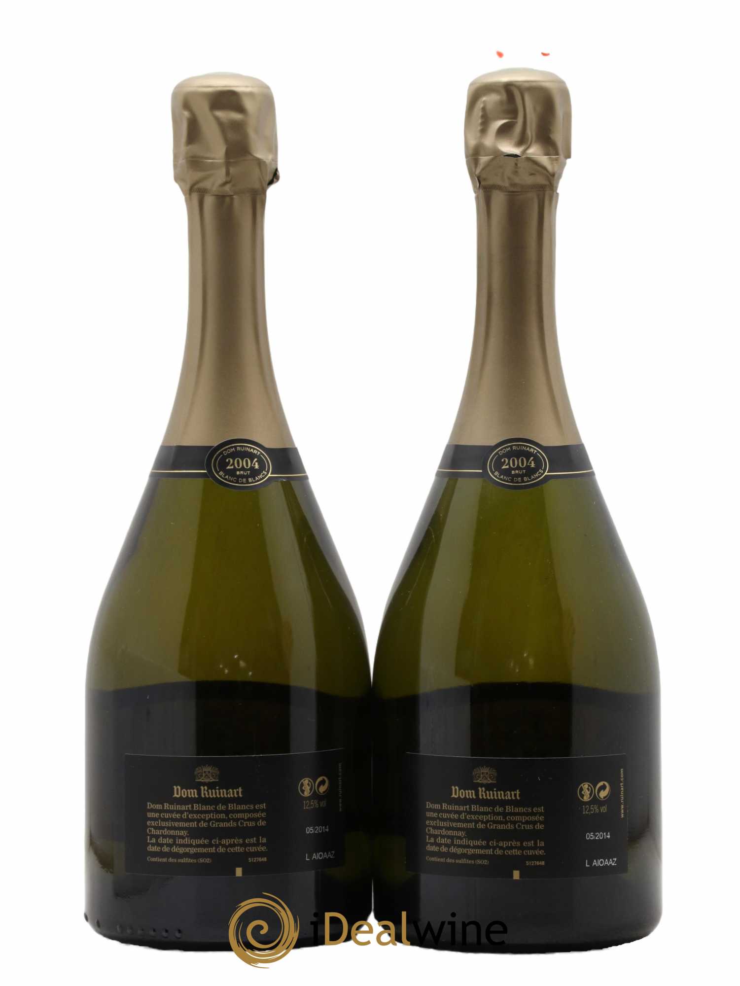 Dom Ruinart Ruinart  2004 - Lot de 2 Bouteilles