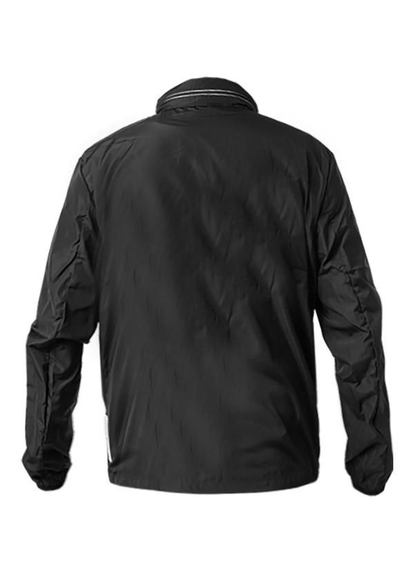 ARMANI EXCHANGE, Blouson, Mikrofaser, schwarz