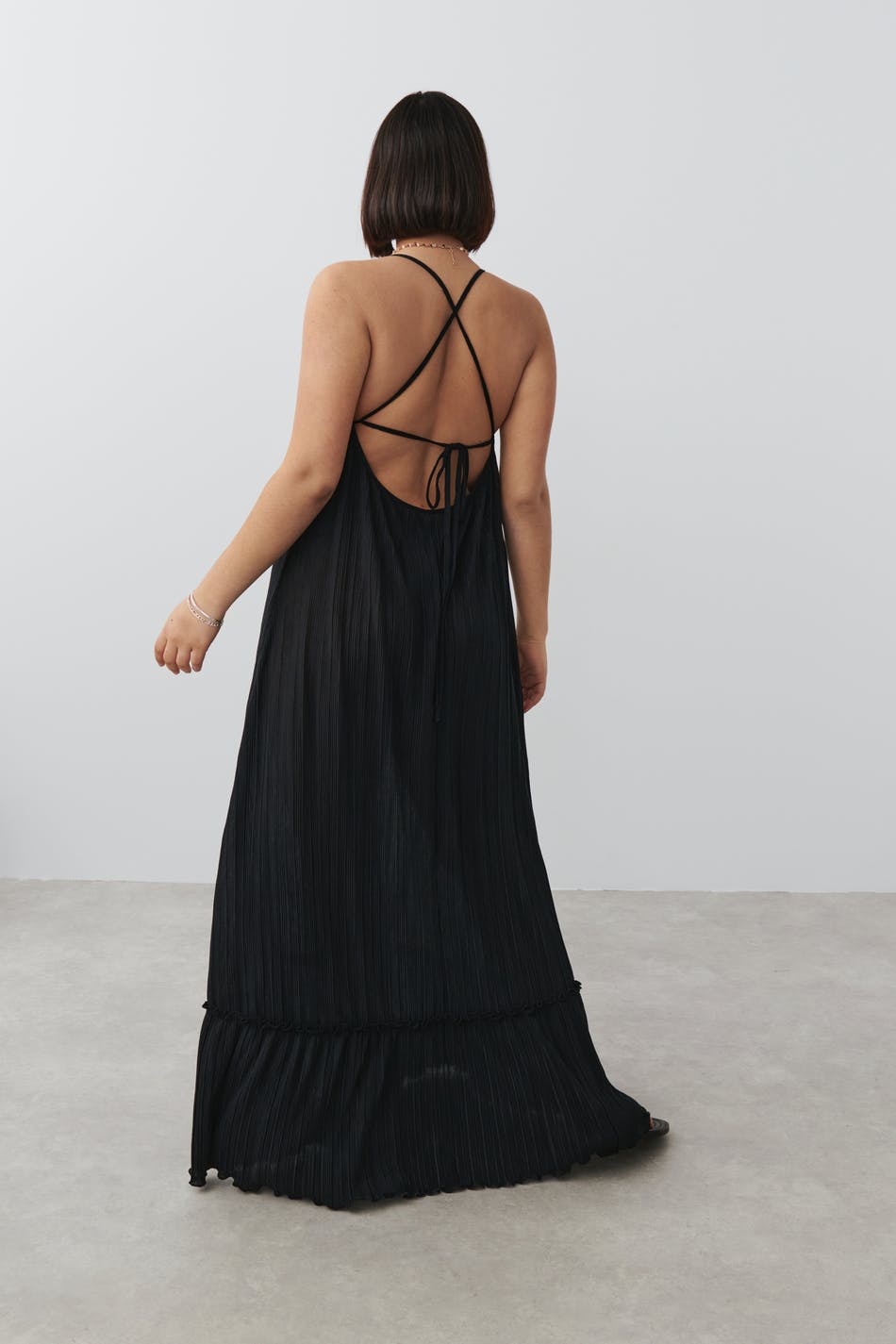 Jersey maxi dress