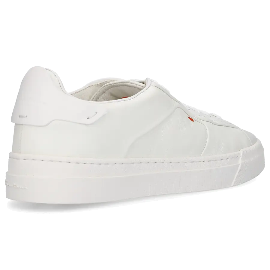 Santoni - Sneaker low DARTS Kalbsleder - weiß