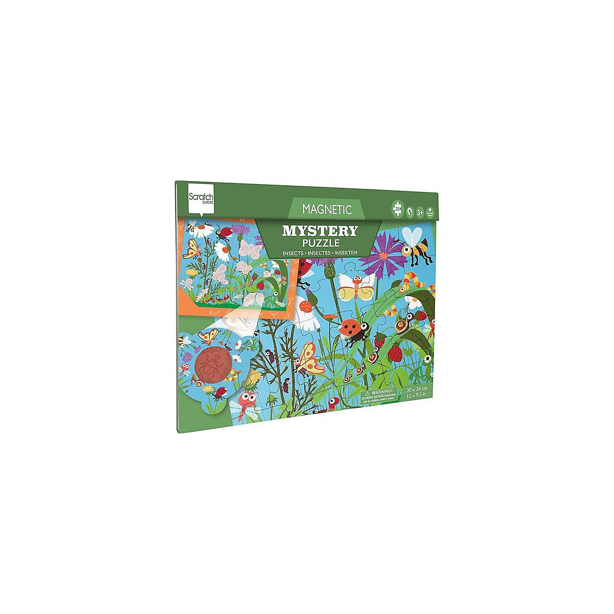 Magnetisches Entdeckerpuzzle Gartentiere