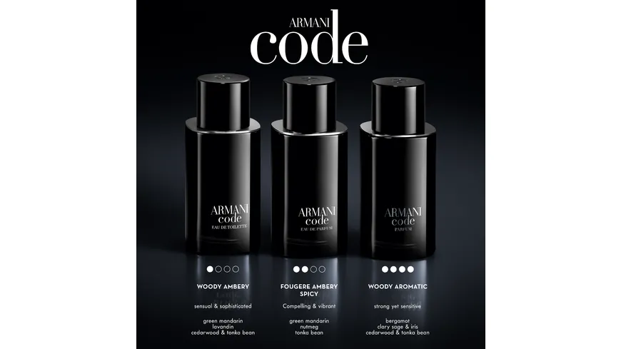 GIORGIO ARMANI Code Homme Eau de Parfum Nachfüllbar