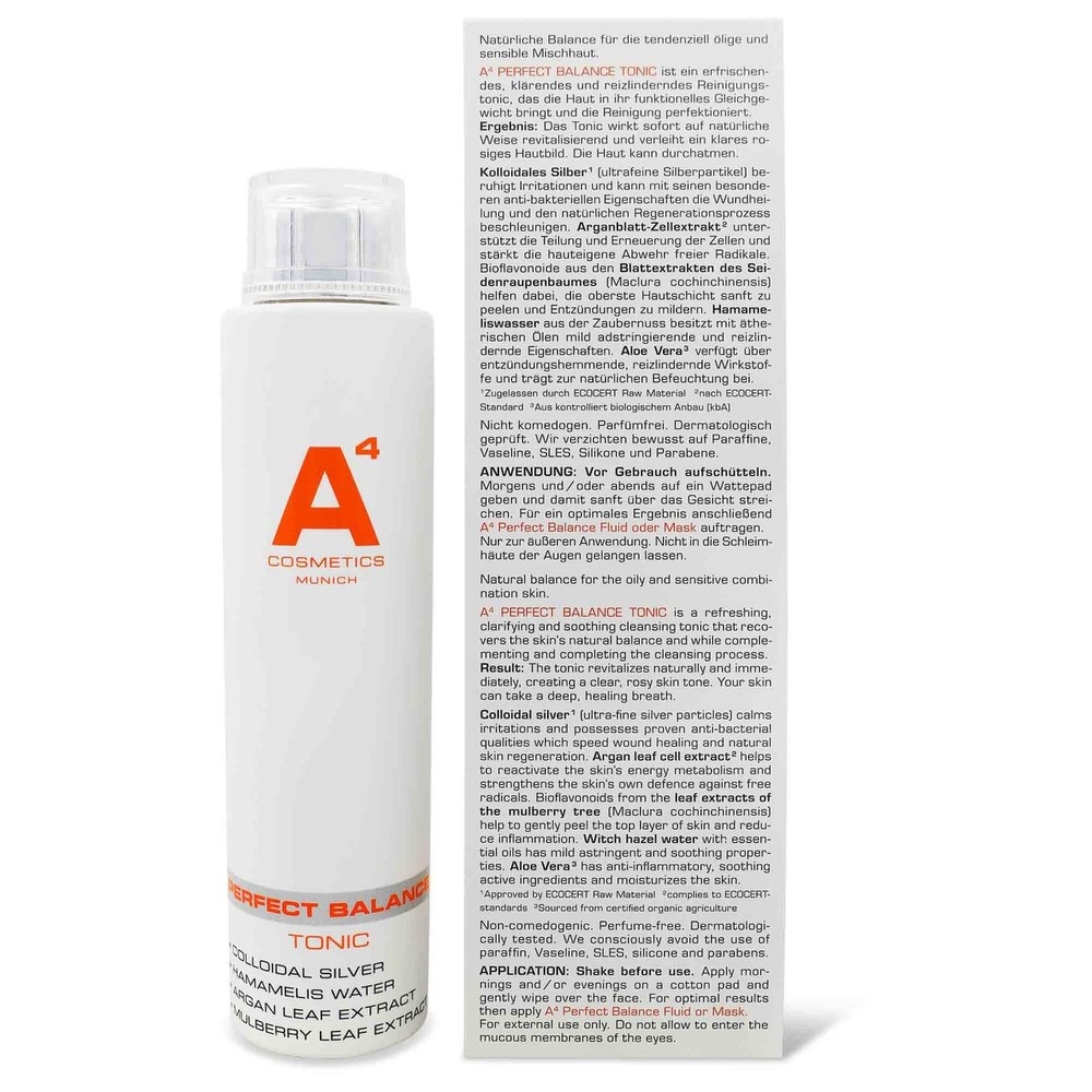 A4 Cosmetics Perfect Balance Tonic Cleanser Lotion tonique