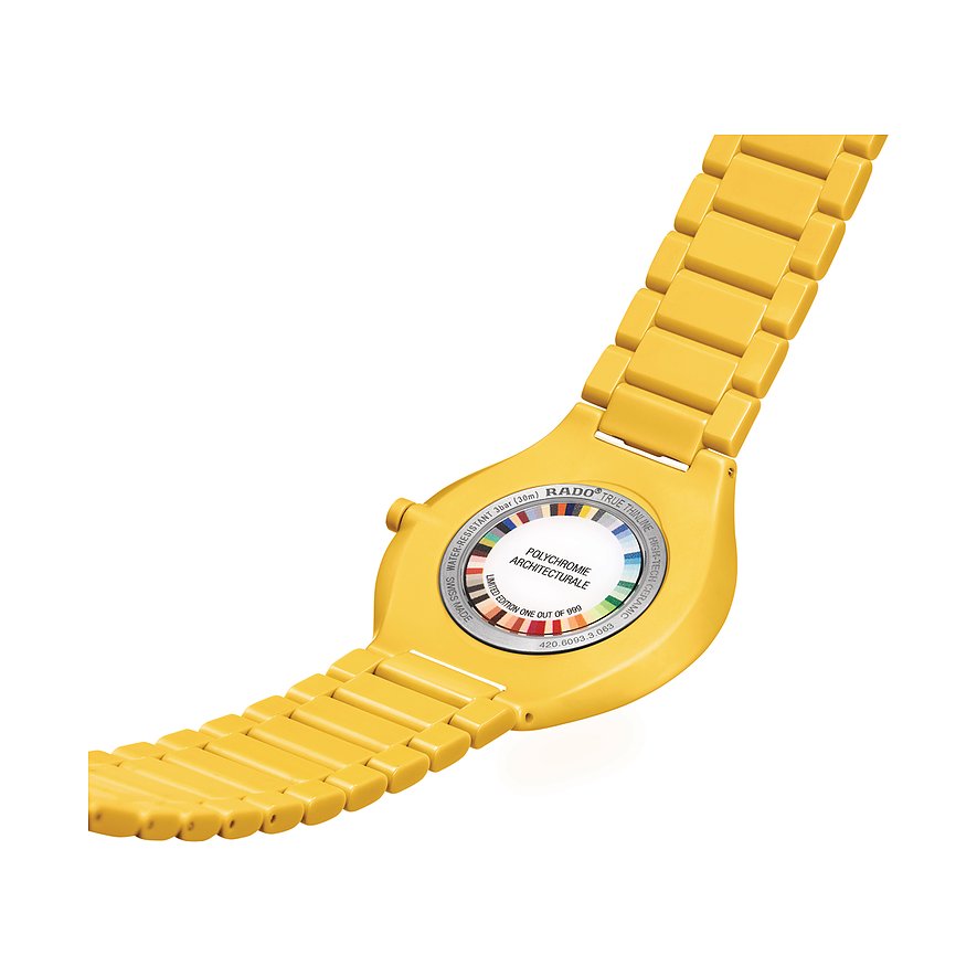 Rado Unisexuhr True Thinline Les Couleurs Le Corbusier