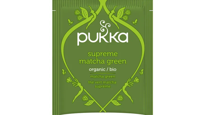 Pukka BIO Tee Matcha Green 20 Beutel 30g Packung 30 g