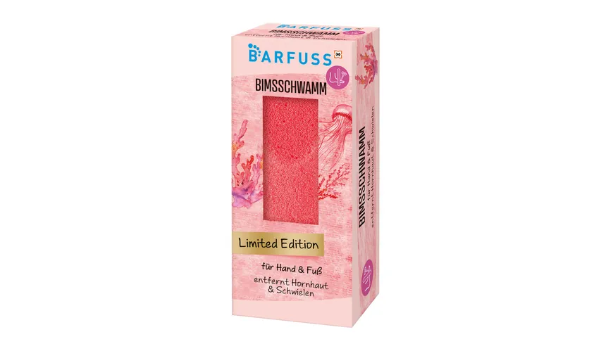 BARFUSS Bimsschwamm Coral - ergonomisch