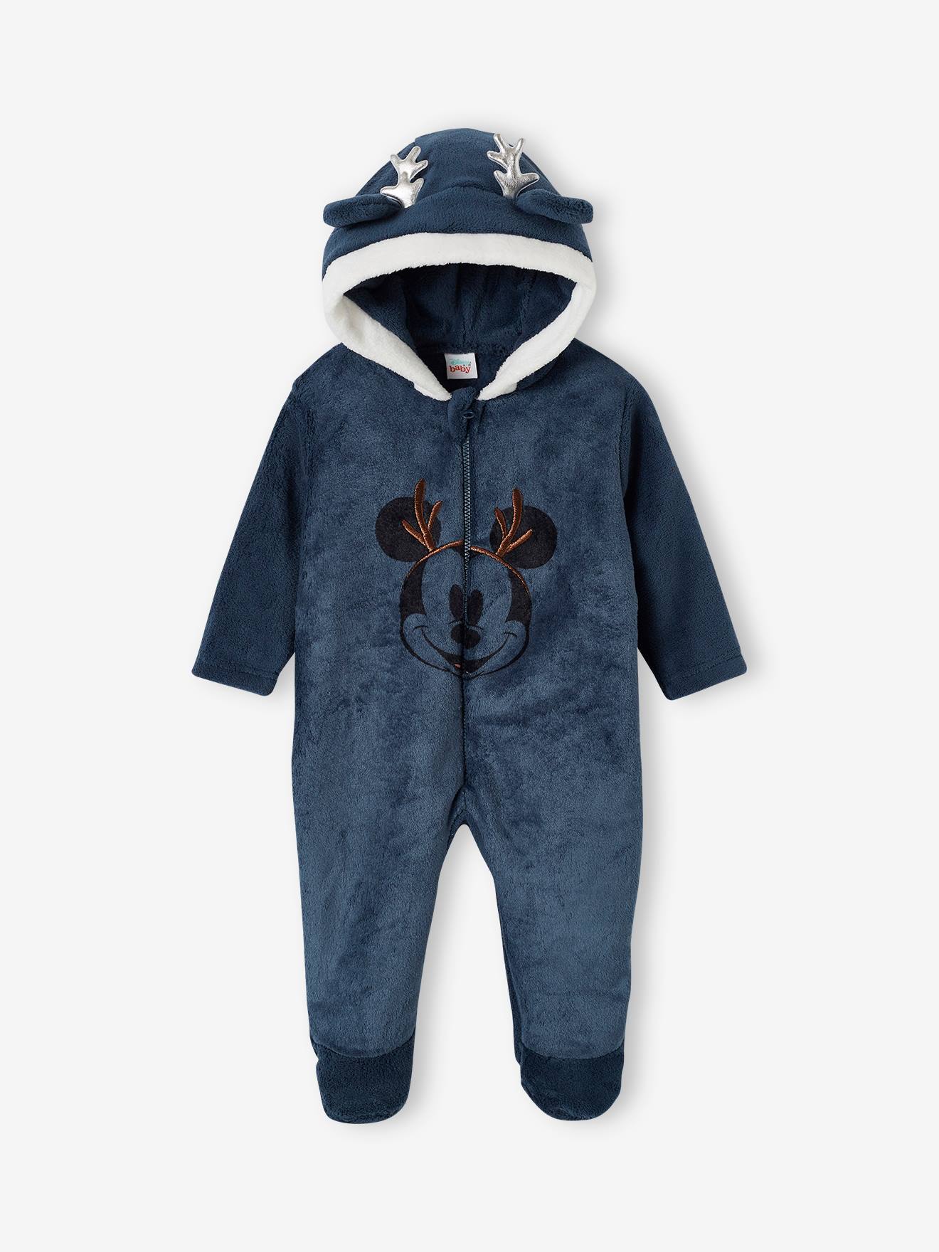 Mickey Weihnachtlicher Kinder Baby Overall Disney MICKY MAUS - marine