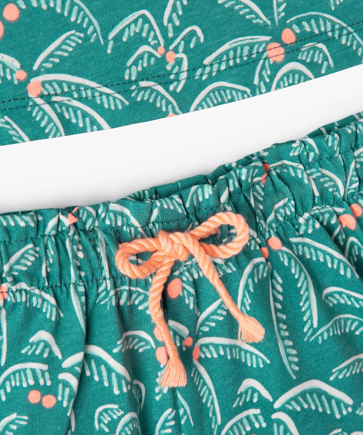 Ensemble bébé fille 2 pièces à motifs palmiers : débard... vert | GEMO
