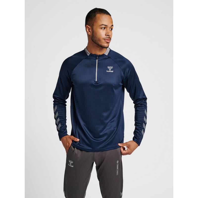hummel hmlGG12 ACTION HALF ZIP SWEAT T-Shirt Herren