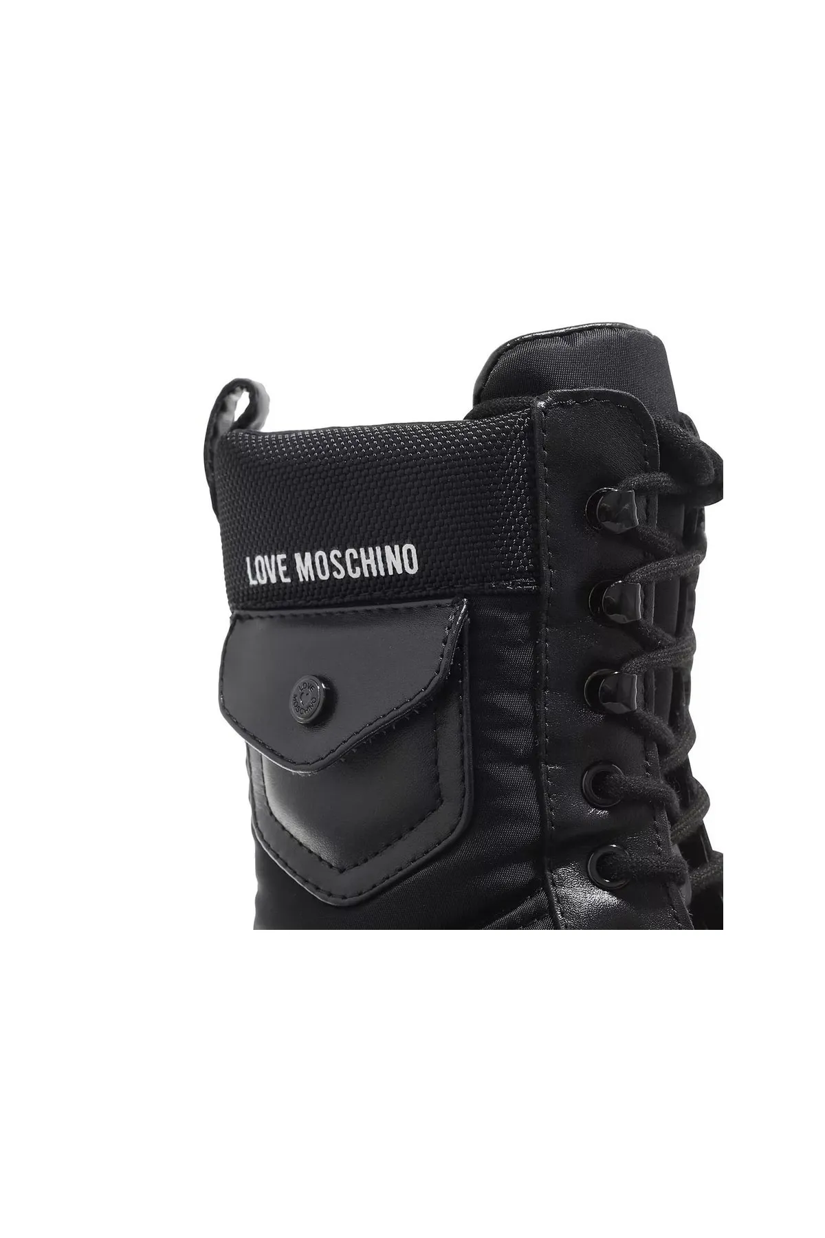 Moschino  Stiefelette - Schwarz - Flacher Absatz