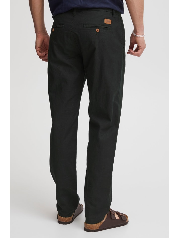 BLEND Leinenhose BHLanias 20711284ME lange Leinenhose mit Kordel im Bund in Schwarz günstig kaufen