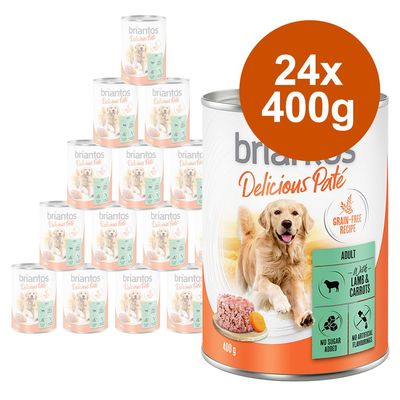 Sparpaket Briantos Delicious Paté 24 x 400 g