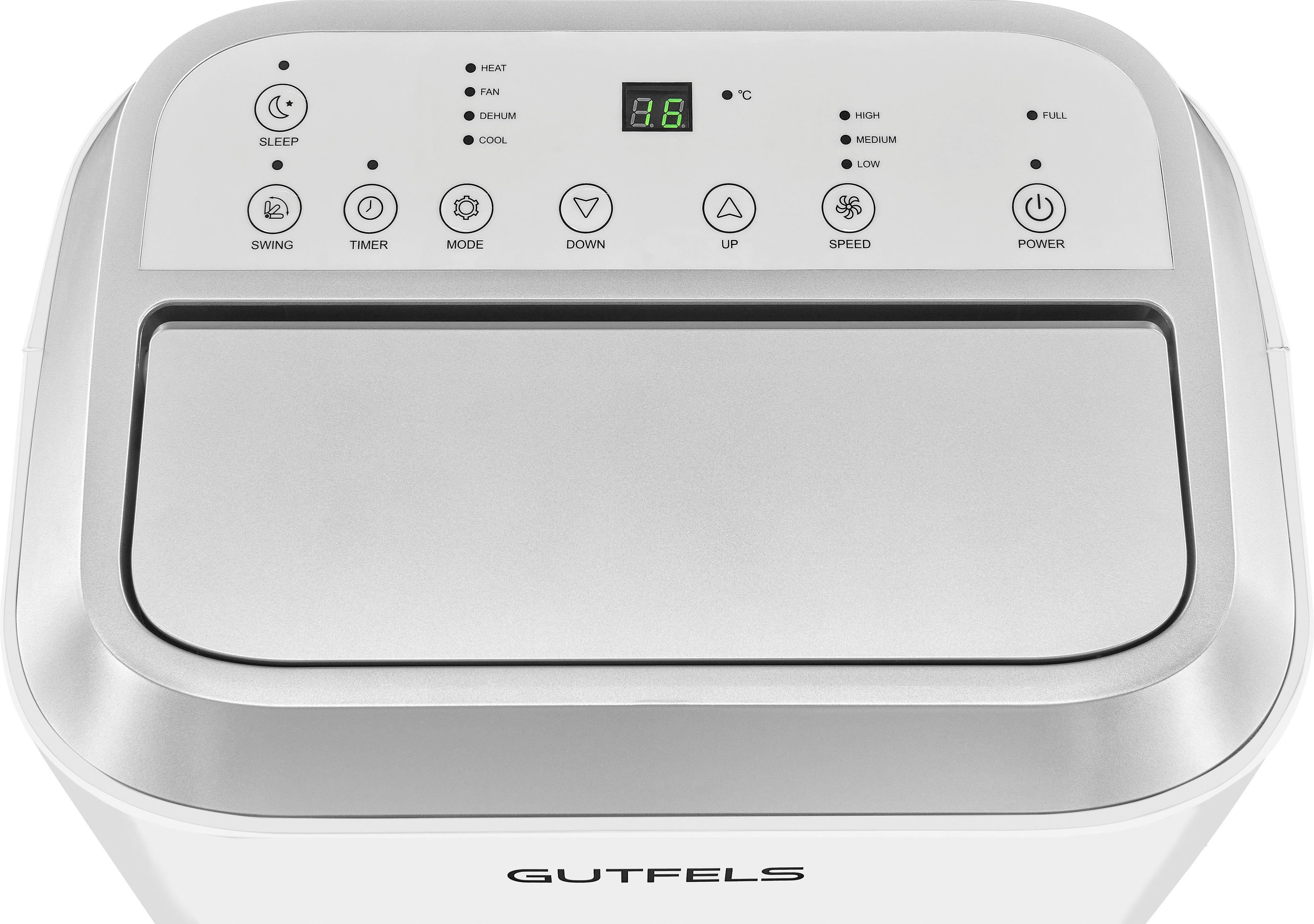 Gutfels 4-in-1-Klimagerät CM 81457 we, Luftkühlung - Entfeuchtung - Heizen, geeignet für 45 m² Räume