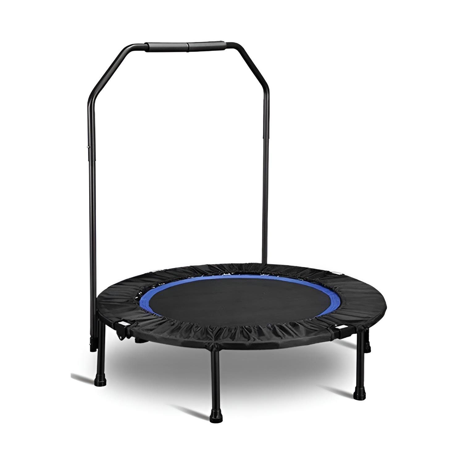 Diyarts Fitnesstrampolin, Ø 101 cm, für springenden Spaß und Fitness mit U-förmigem Griff