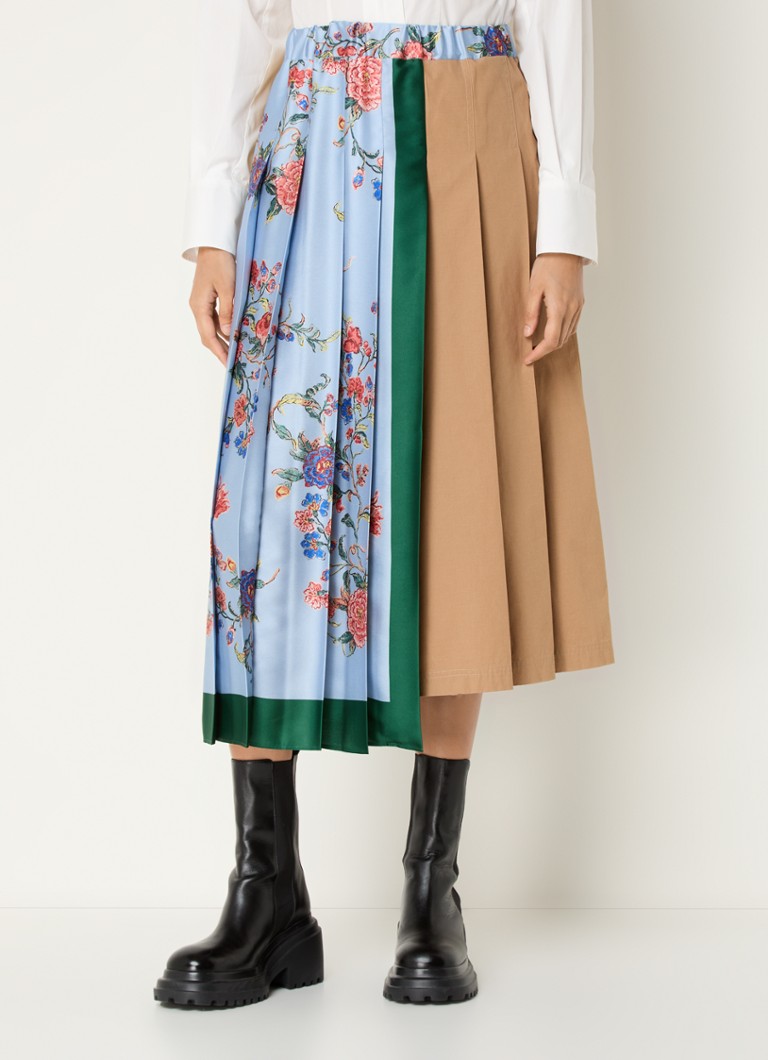Fusta midi cu flori MaxMara Operaso