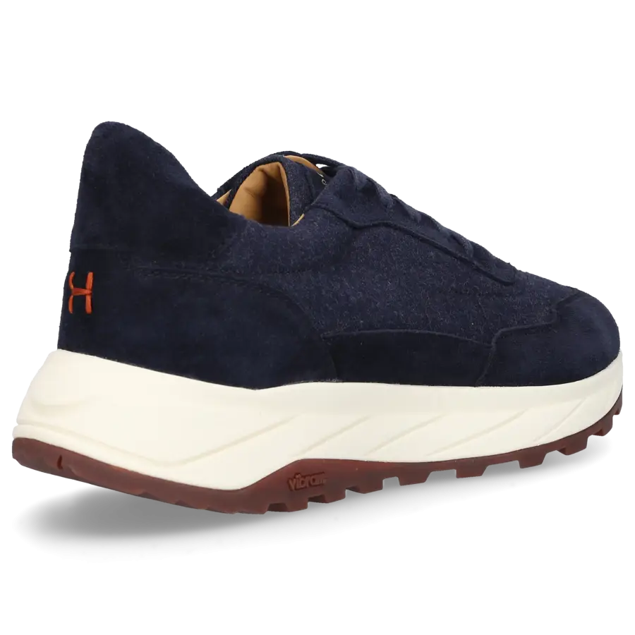 Henderson - Sneaker low FALCON Kalbsveloursleder - blau