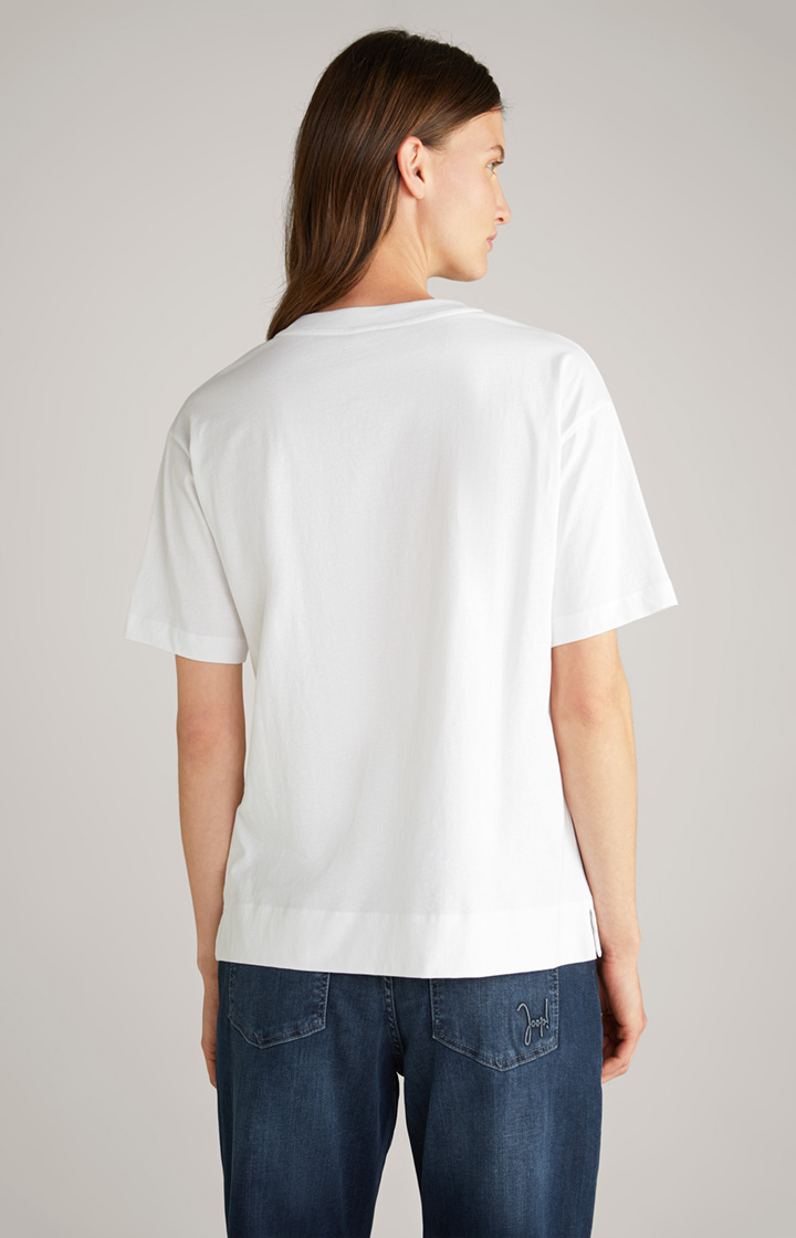 Baumwoll-T-Shirt in Weiß