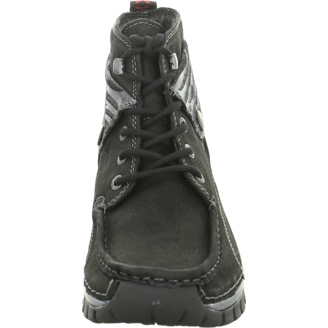 WOLKY Schnür-Stiefeletten schwarz Up2