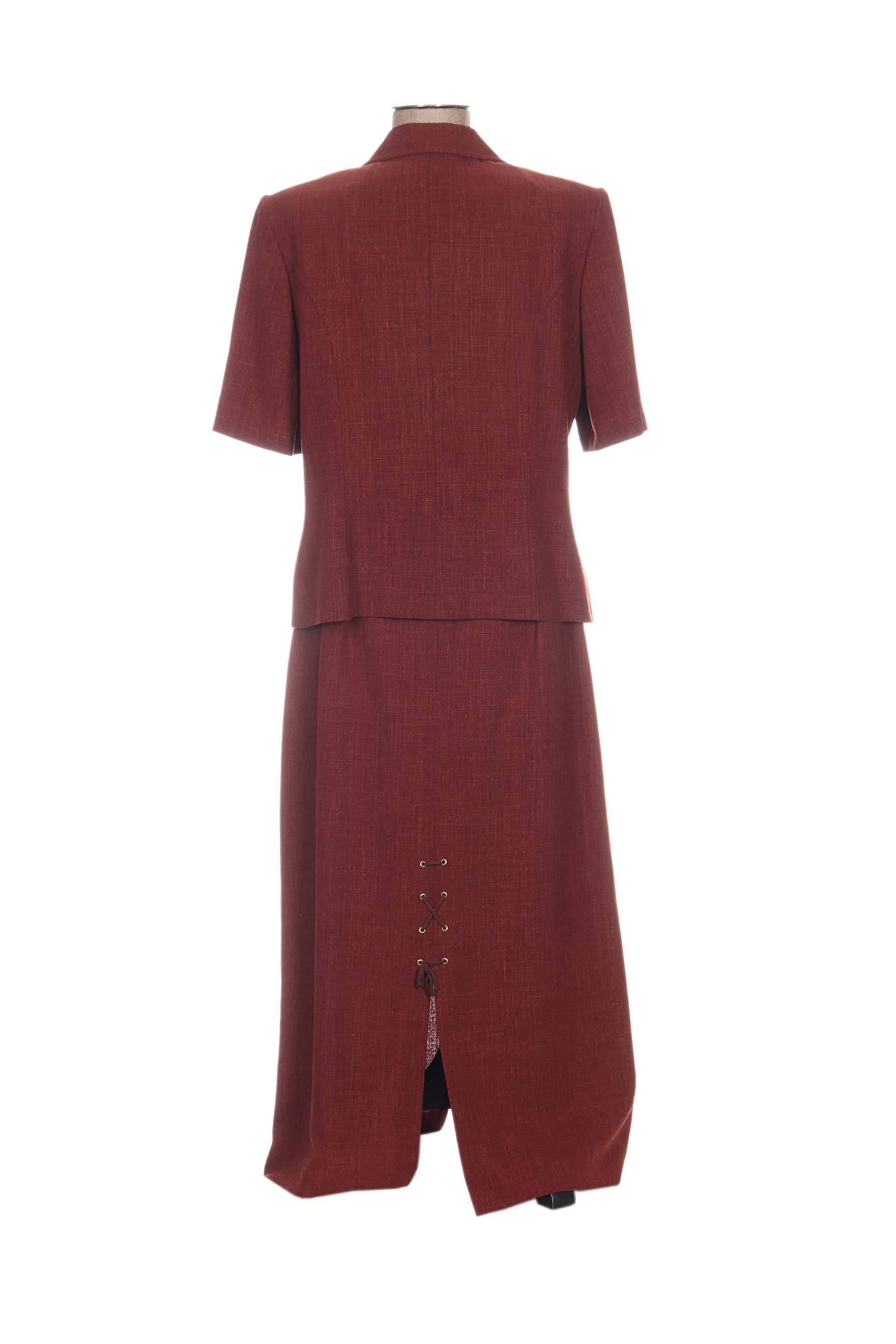 Francoise De France Jupe Veste Femme couleur marron