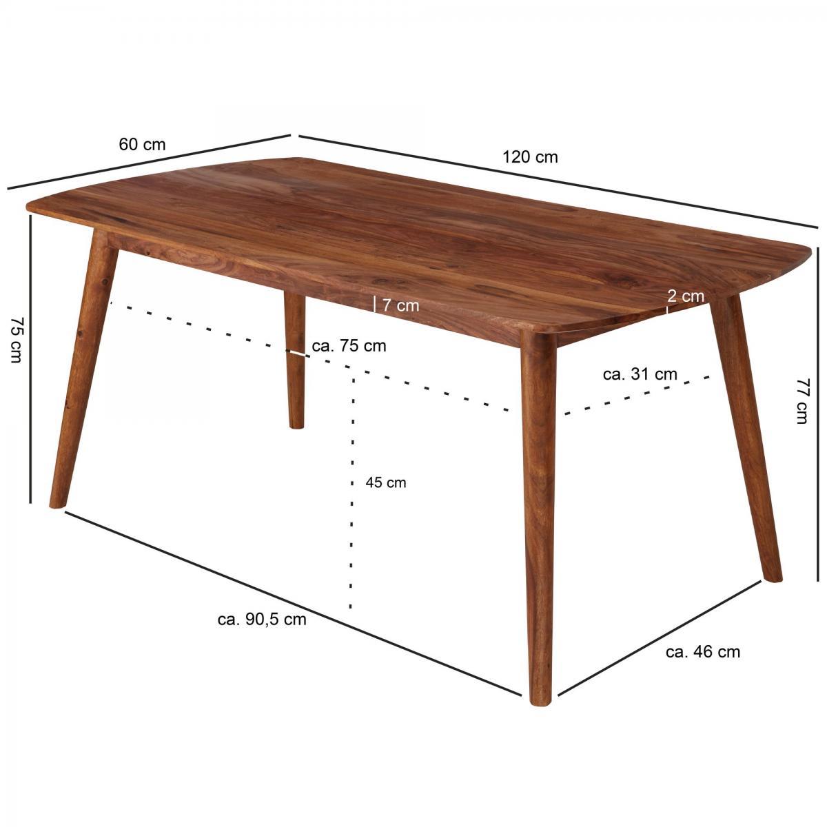 Wohnling Esszimmertisch 120 x 77 x 60 cm