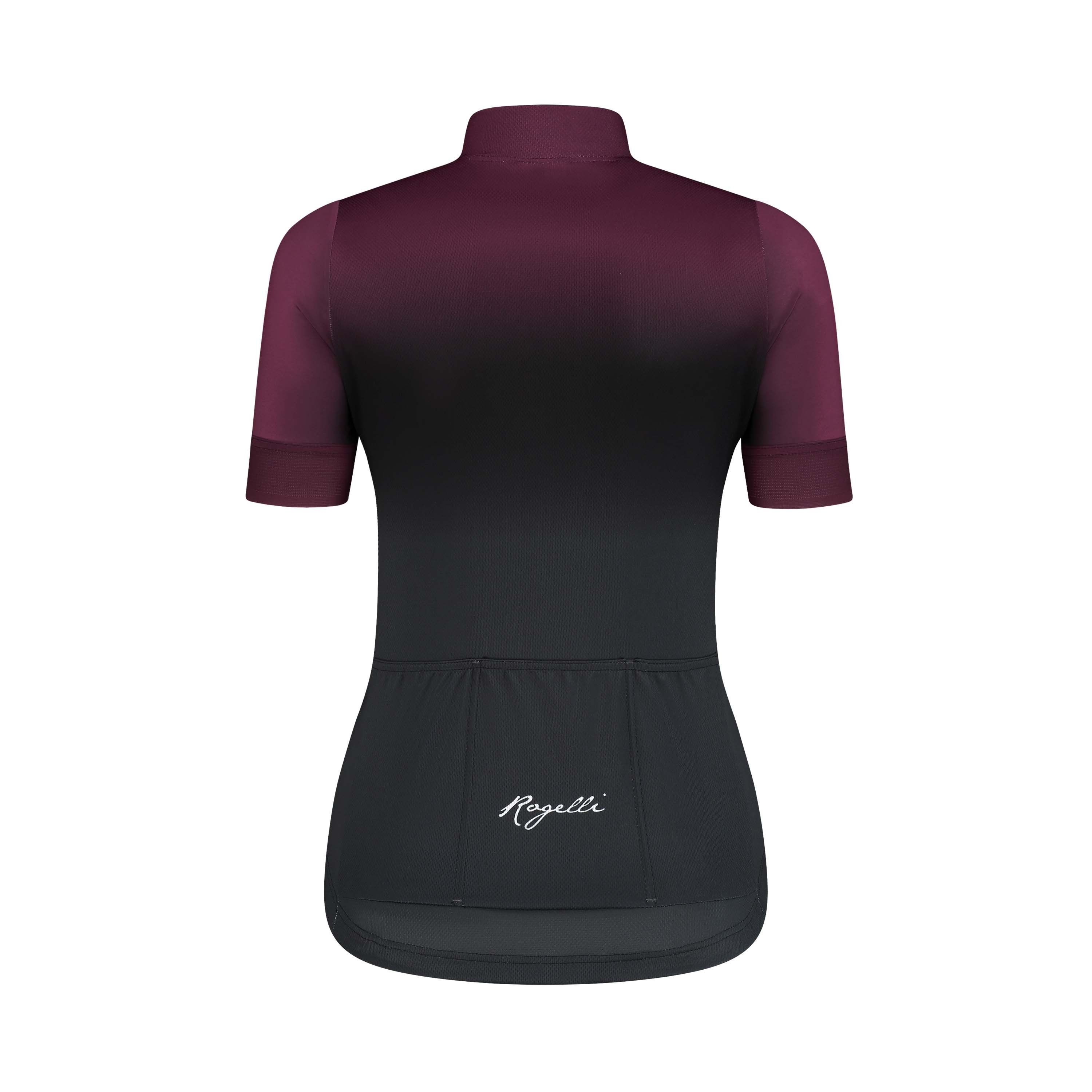Rogelli Dream Grau/Bordeaux Damen Radtrikot Kurzarm