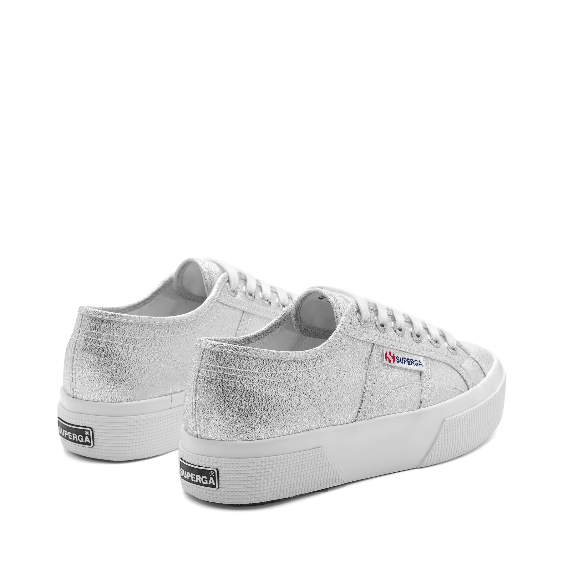 2740 PLATFORM LAME-GREY SILVER