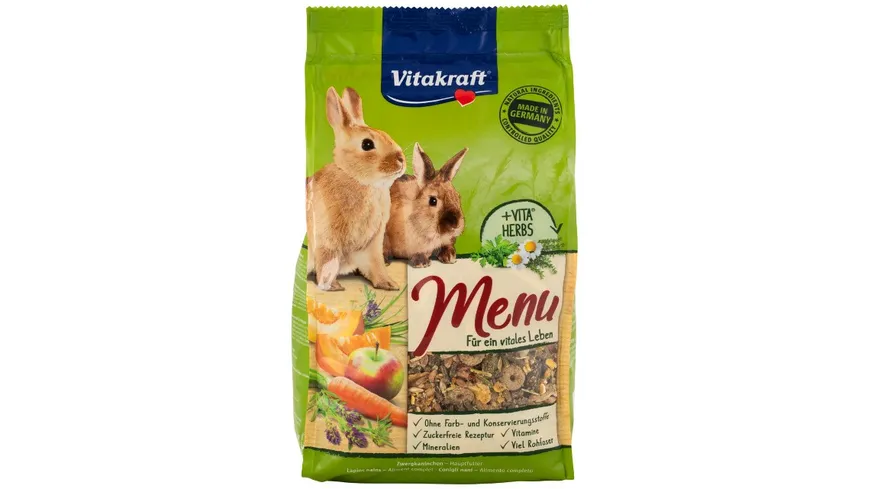 Vitakraft Zwergkaninchen Premium Menü Vital 1000 g