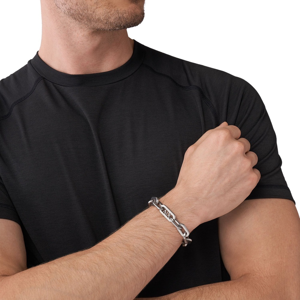 Armani Exchange Bracelet Acier inoxydable Bracelet