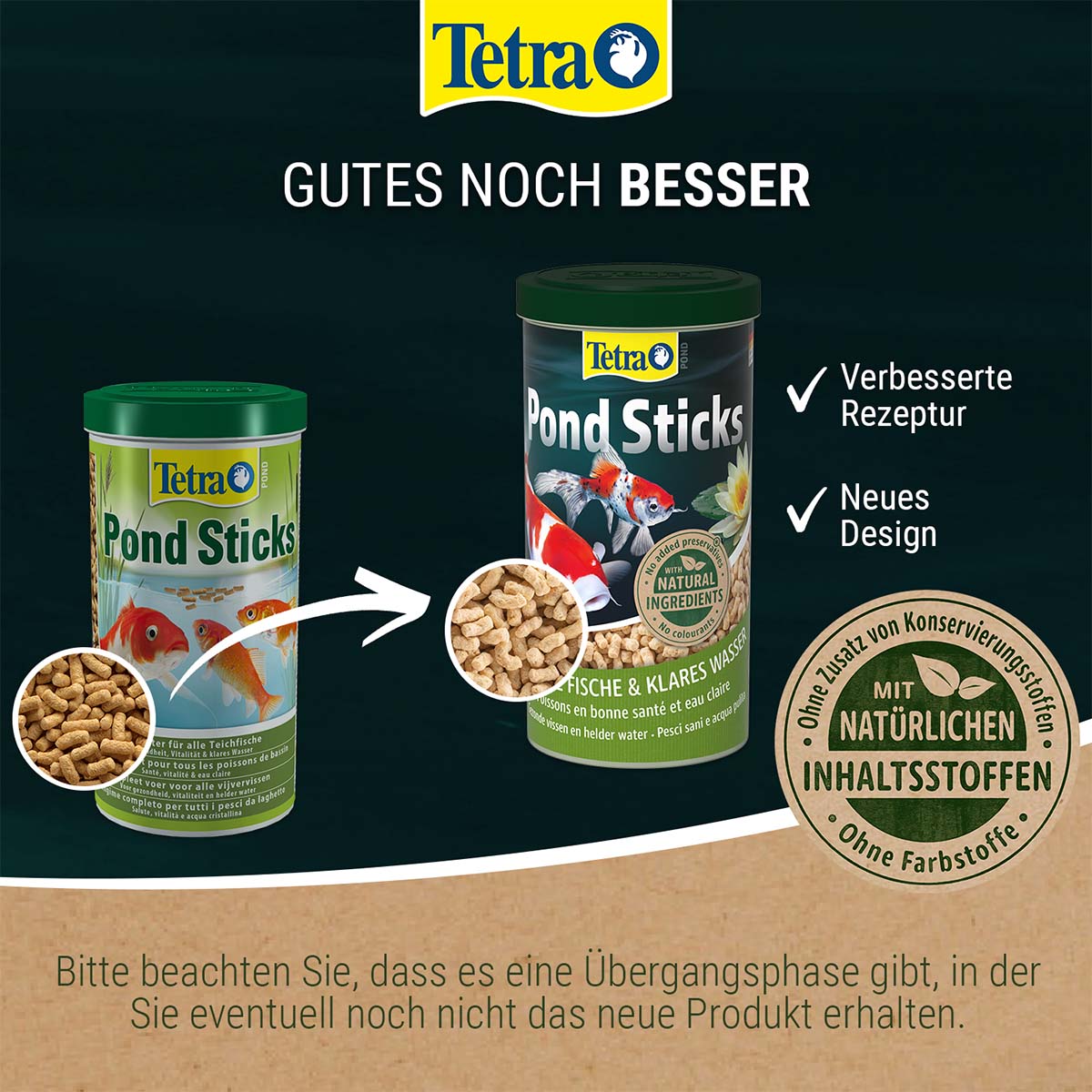 Tetra Pond Sticks Teichfischfutter - Tetrapond Teichzubehör